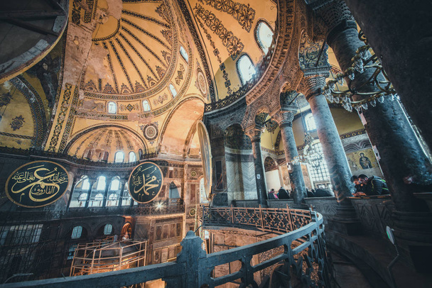 Hagia Sophia,a Greek Orthodox Christian patriarchal basilica or church  in Istanbul, Turkey - Foto, Imagem