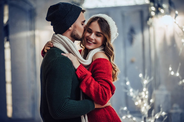 Couple outdoor in winter - Photo, image