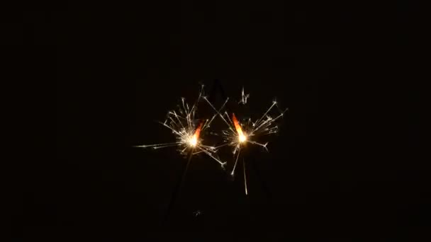 brandende Kerstmis sparkler - Video