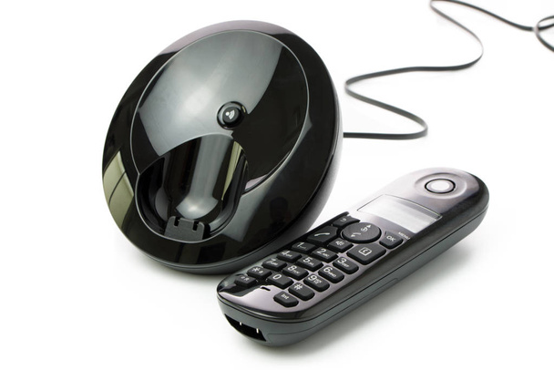 Cordless phone with charging station - Photo, Image
