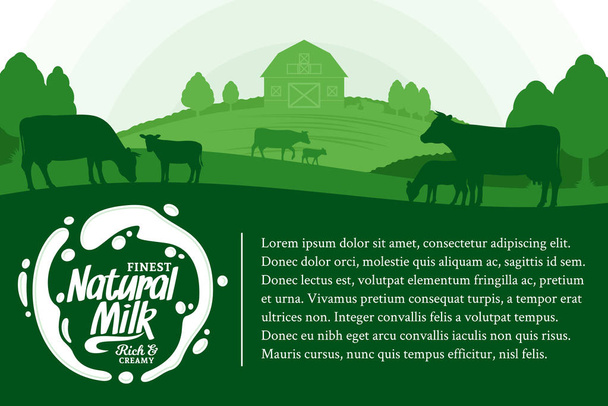 Vector milk illustration - Vector, Image