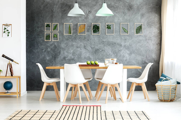 Dining space inspired by nature - Фото, изображение