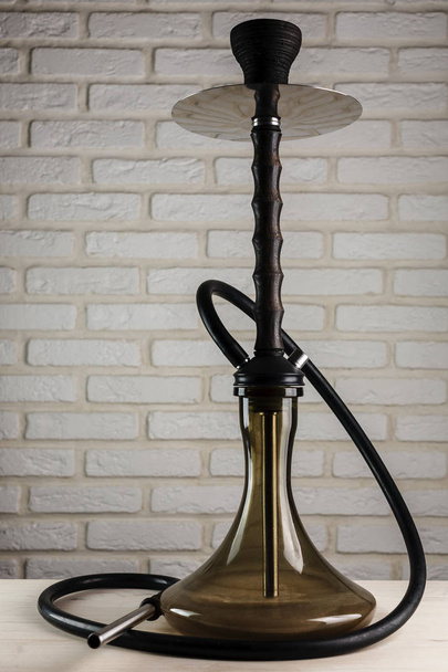 Hookah on white wooden table - Photo, Image