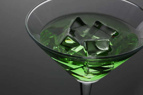 Cocktail absinthe with vodka in martini glass - Zdjęcie, obraz