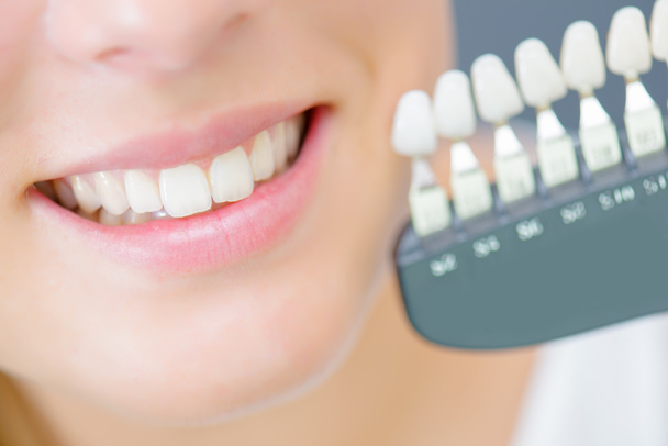 artificial teeth and artificial - Photo, image