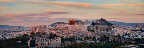 Athén városára panorámás  - Fotó, kép