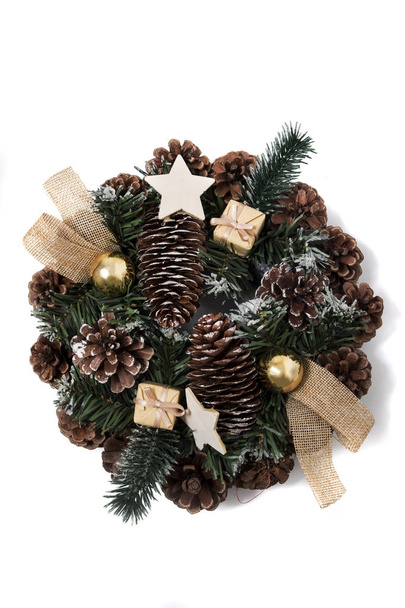 Rounded pine cone decoration - Zdjęcie, obraz