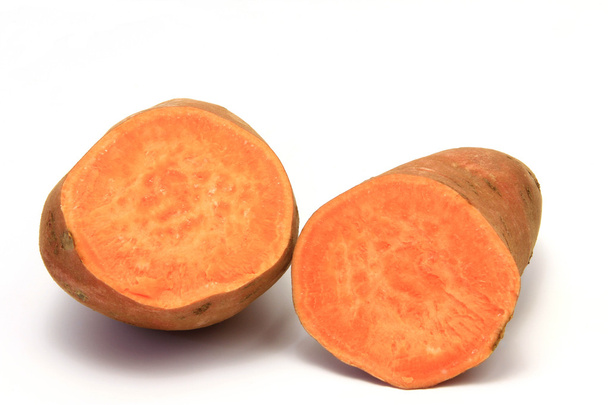Słodkie ziemniaki lub batata (Ipomoea batatas) - Zdjęcie, obraz