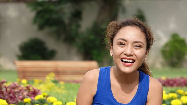 Female And Laughter - 写真・画像
