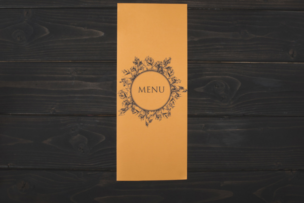restaurant menu - Foto, Imagem