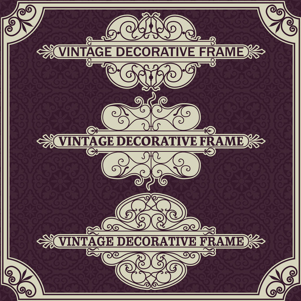 Vintage stylu – rámeček - Vektor, obrázek
