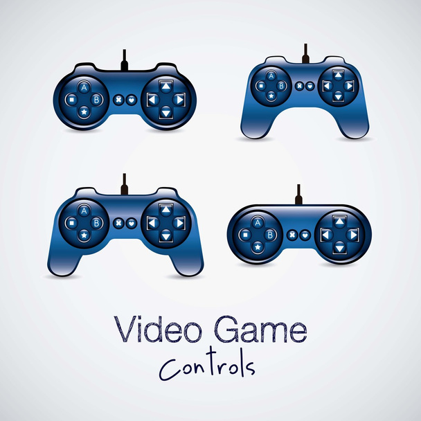 videogames silhouetten - Vector, afbeelding