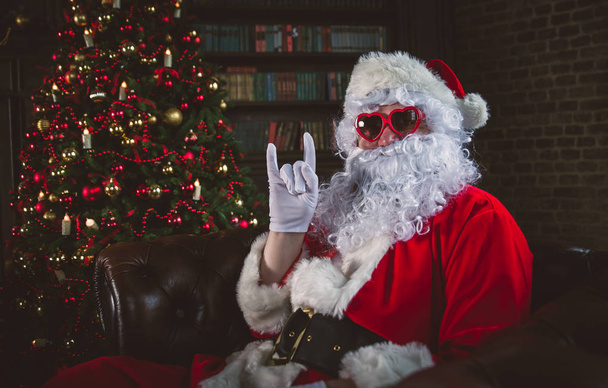 Santa claus portraits and lifestyle - Zdjęcie, obraz