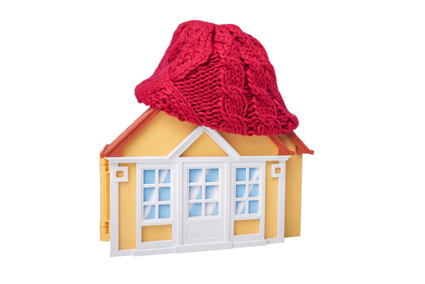 House is wrapped in a scarf. - Photo, Image
