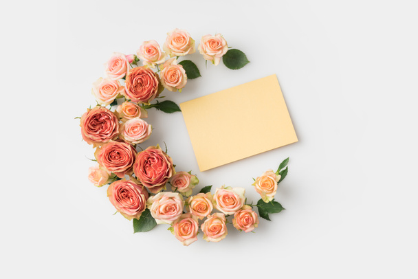 envelope surrounded by flowers - Photo, Image