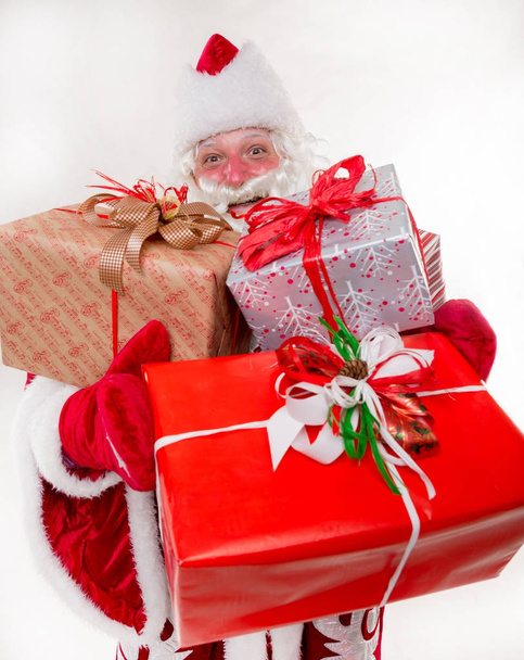 Santa Claus with gifts - Foto, Imagem