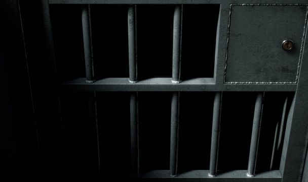 Puerta de celda de la cárcel
 - Foto, imagen