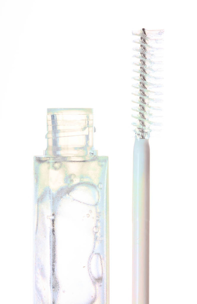 Transparent mascara isolated on white background - Photo, Image