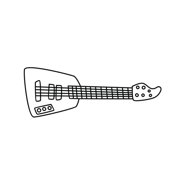 Rock tema de arte guitarra
 - Vetor, Imagem