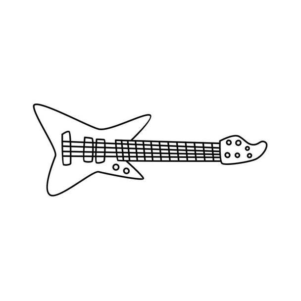 Rock gitaar kunst thema - Vector, afbeelding