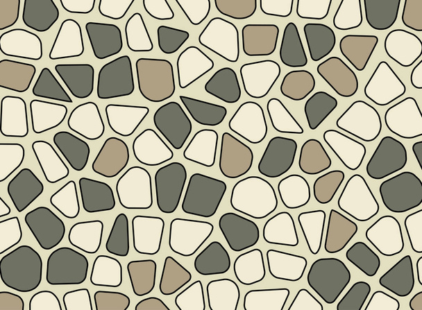 stone pebble texture mosaic vector background wallpaper - Vector, Image