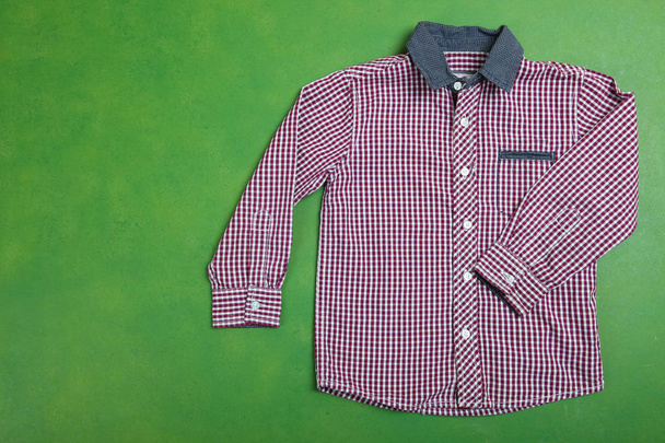 Camisa xadrez roxo
 - Foto, Imagem