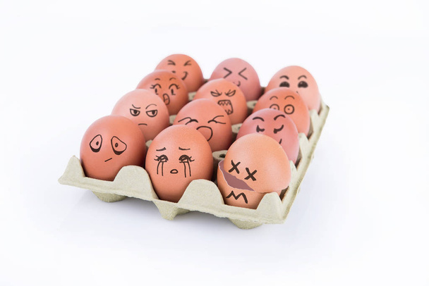 Gruppe von Eiern - Foto, Bild