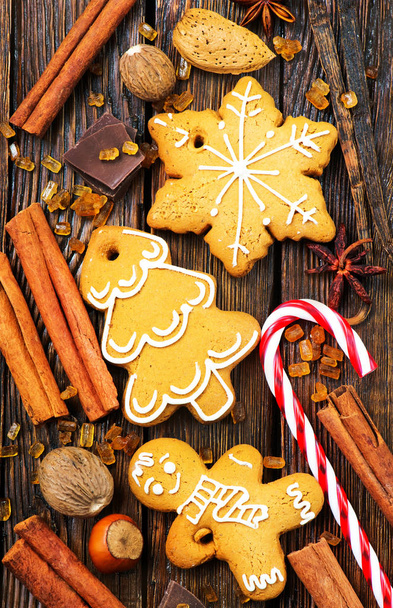 christmas cookies with aroma spices - Foto, Imagen