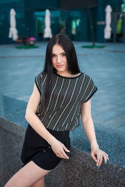 young trendy model in the street - Valokuva, kuva
