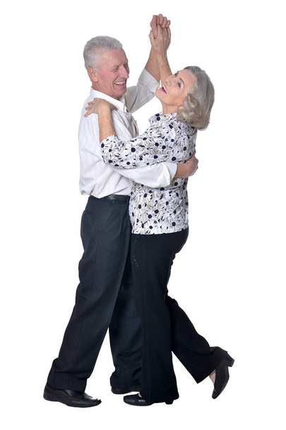 Smiling senior couple dancing  - Fotografie, Obrázek