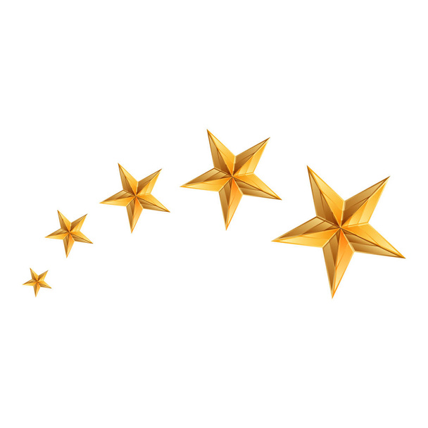 金の星のベクトル イラスト - ベクター画像