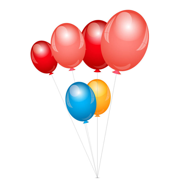 Vectorillustratie van ballonnen achtergrond - Vector, afbeelding