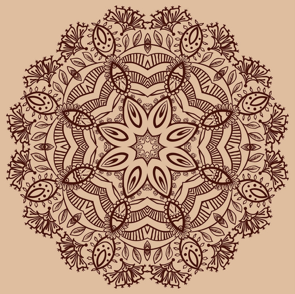 Retro floral background - Vector, Imagen
