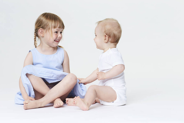 Baby brother and sister - Photo, Image
