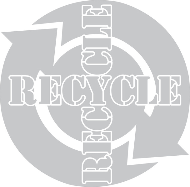 Recycler signe - Vecteur, image
