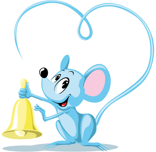 Ringing mouse - Vektor, kép