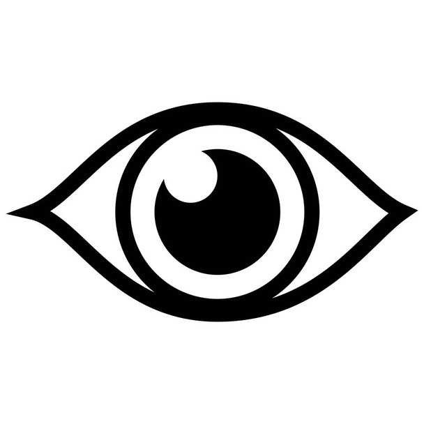 ilustracja wektorowa ikony oka - Wektor, obraz