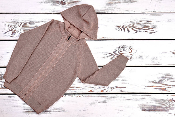 New trendy hooded sweater. - Photo, Image