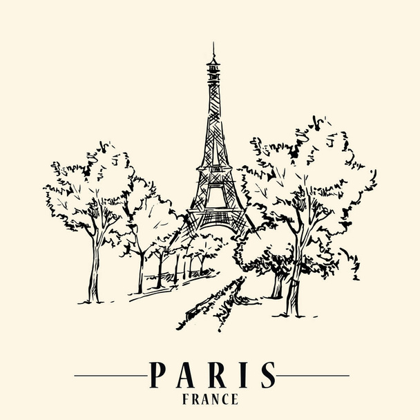 Paris vector illustration. - Wektor, obraz