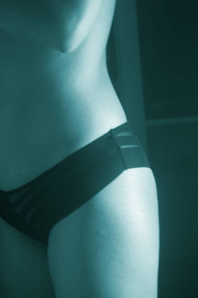 Slim sexy lady in underwear - Photo, Image