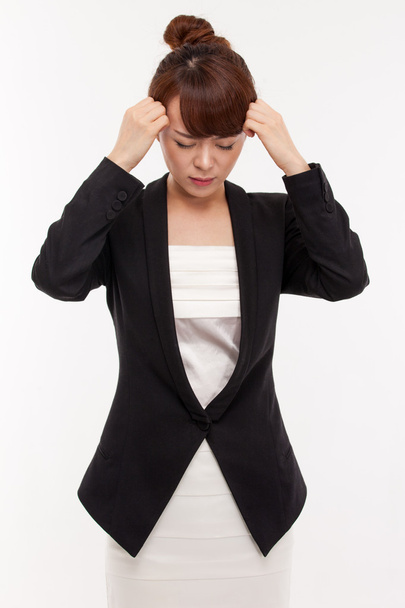 Business woman have stress and pain. - Photo, Image