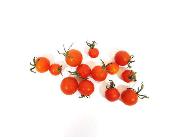 Fresh tomato on white background - 写真・画像