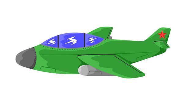 Kampfflugzeug - Vektor, Bild