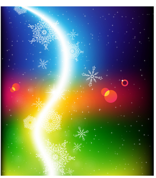 Christmas background vector image - Vector, Imagen
