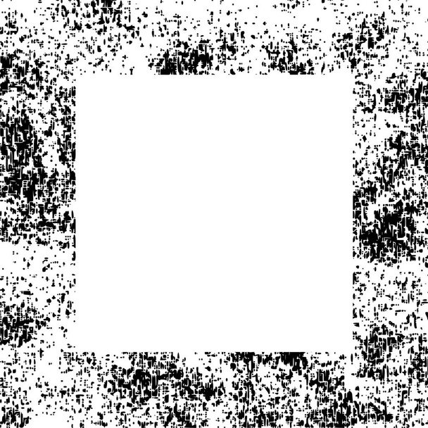Grunge stof rommelige grens - Vector, afbeelding