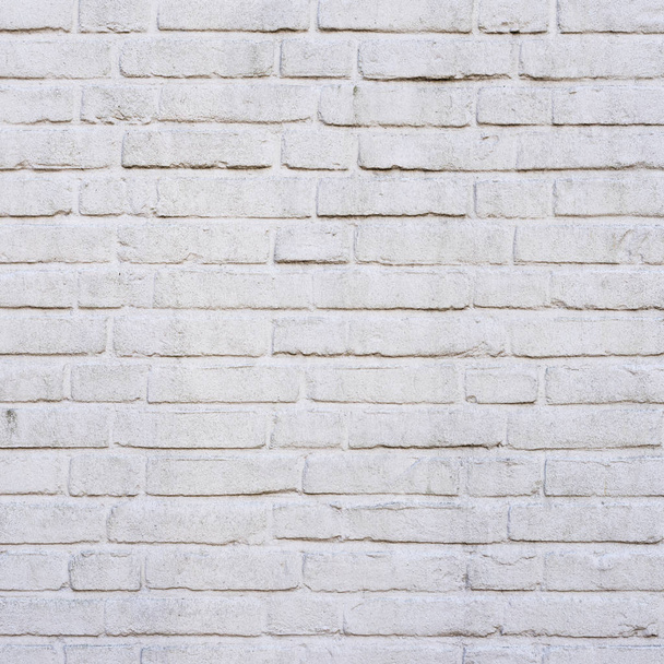square part of white painted brick wall - Fotoğraf, Görsel