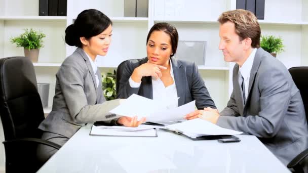 African American Businesswoman Office Team Meeting - Footage, Video