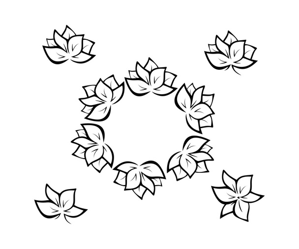 Flowers on a white background - Vector, Image