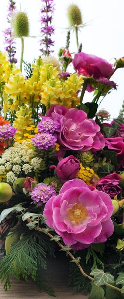 bouquet of flowers vertical banner - Photo, Image