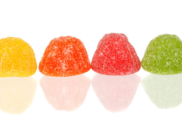 rij van jelly snoepjes - Foto, afbeelding